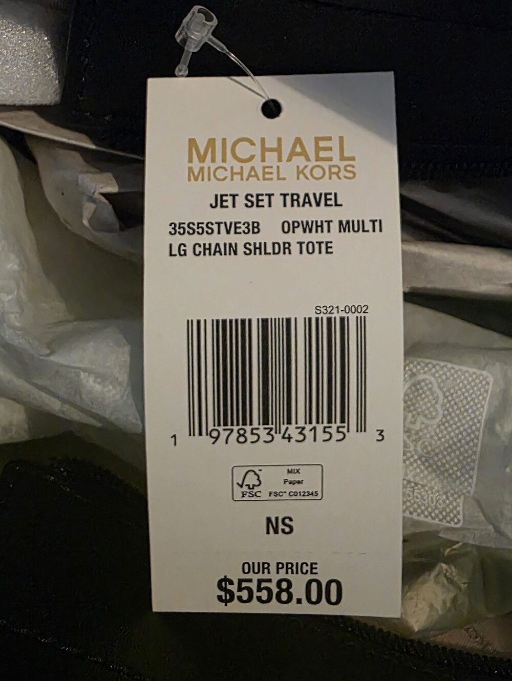 Michael Kors Color Block Signature Logo Tote - New - Picture 2 of 4